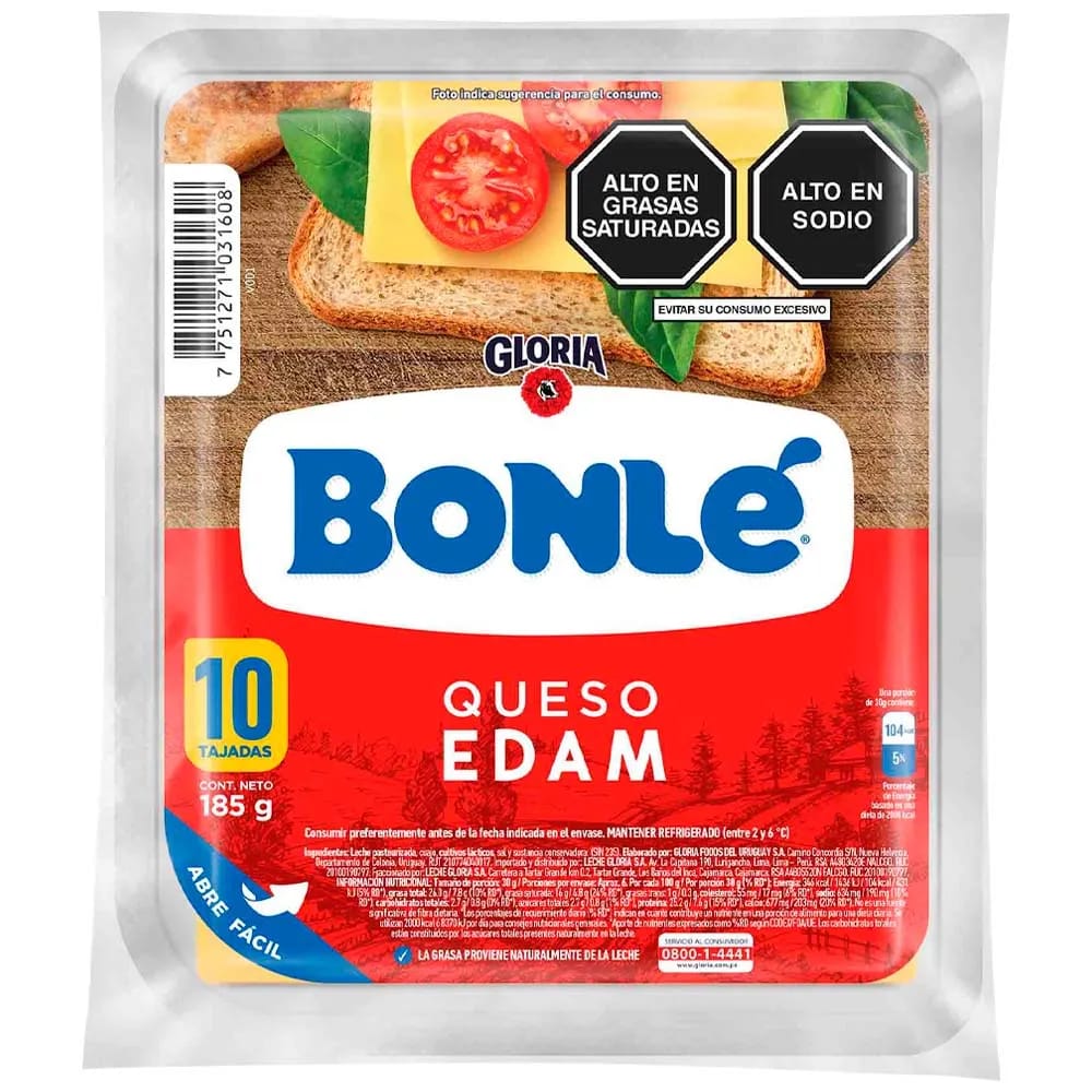 Queso Edam BONLÉ Bolsa 185g
