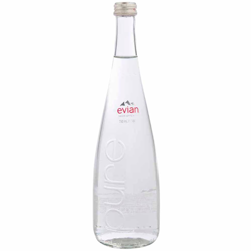 Agua mineral EVIAN Sin gas Botella 750Ml