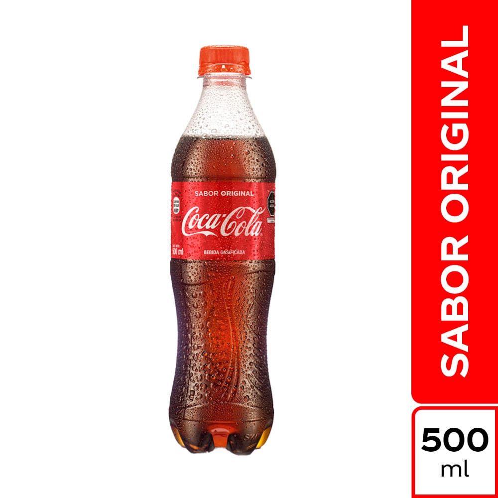 Gaseosa COCA COLA Sabor Original Botella 500ml