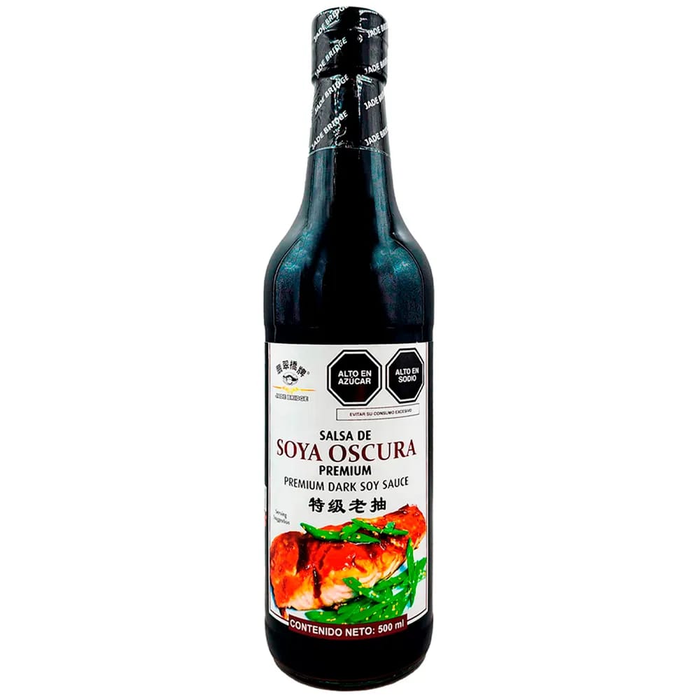 Salsa de Soya Oscura JADE BRIDGE Premium Botella 500g
