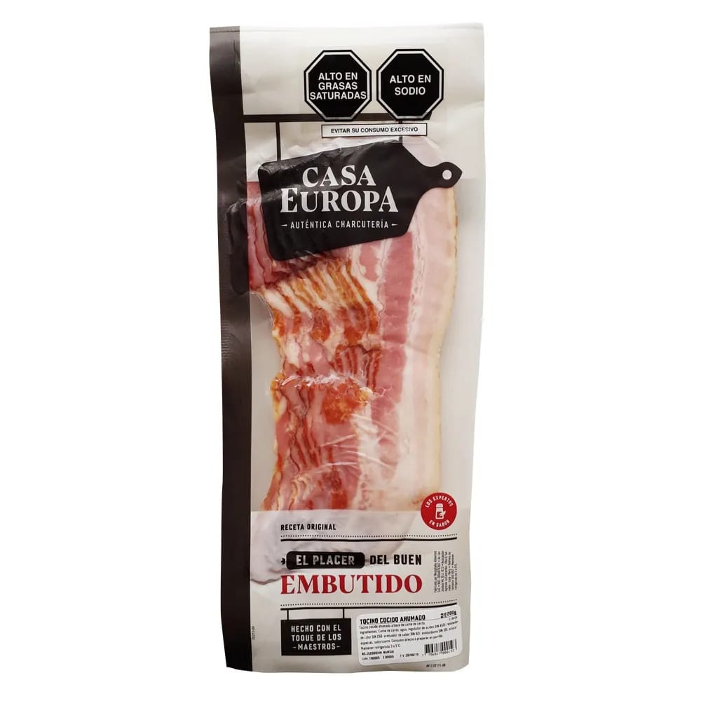 Tocino Ahumado CASA EUROPA Paquete 200g