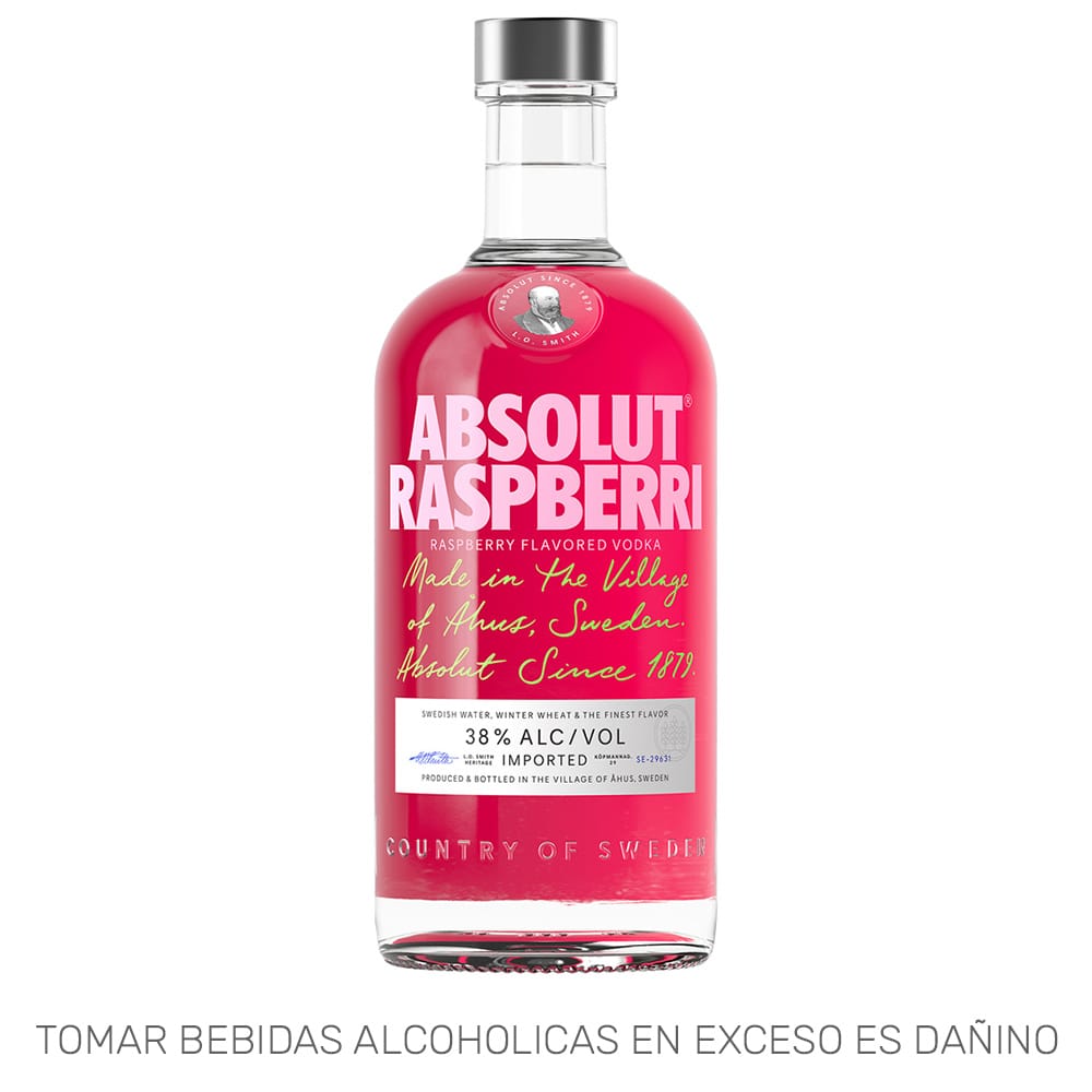 Vodka ABSOLUT Raspberri Botella 700ml