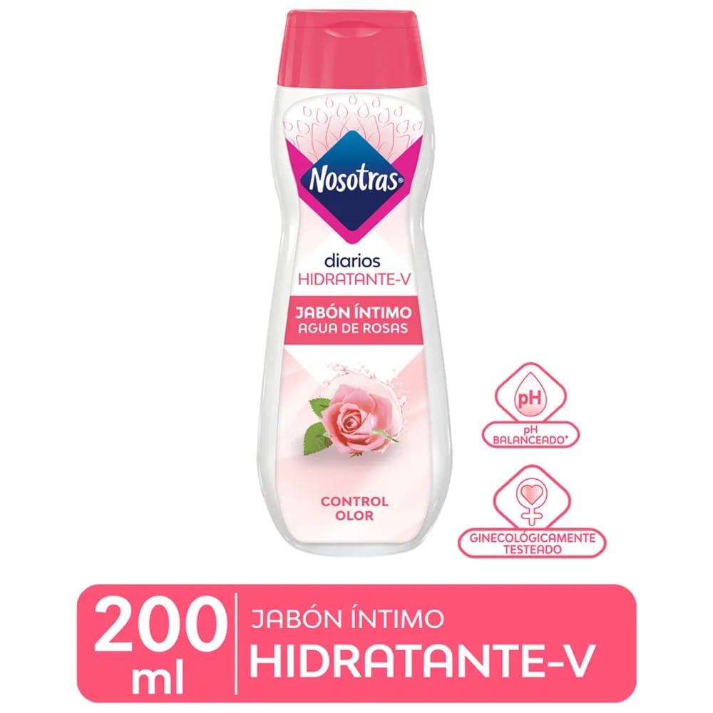 Jabón Íntimo NOSOTRAS Agua de Rosas Botella 200ml