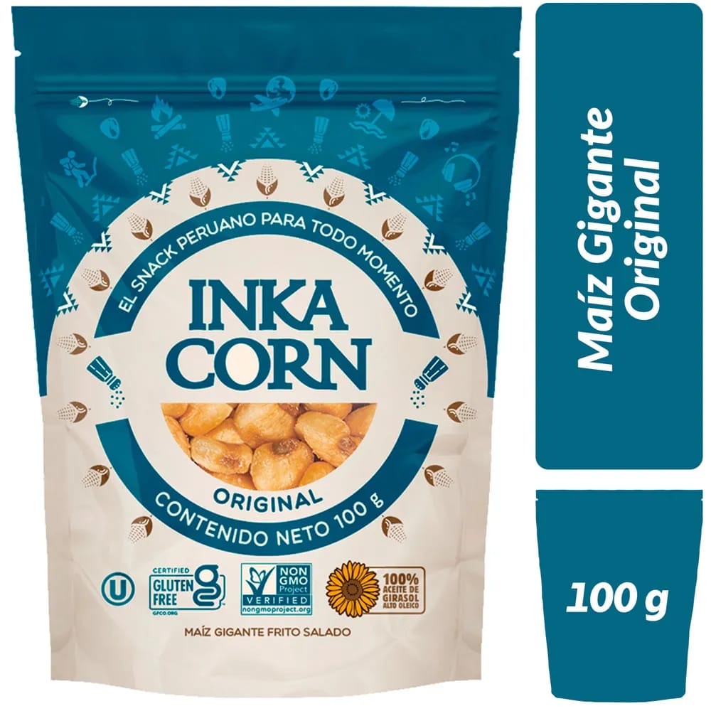 Piqueo INKA CORN Maíz gigante Cusco original Bolsa 100Gr