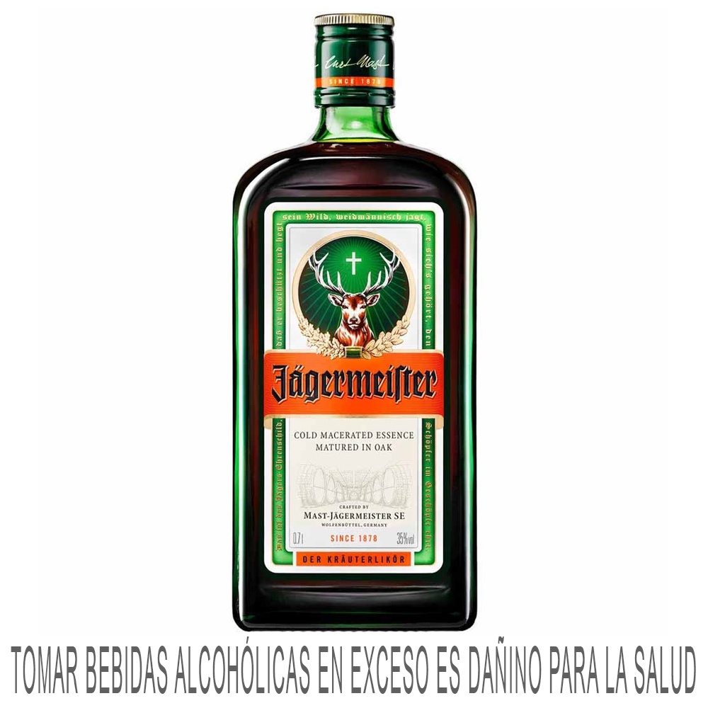Licor de Hierbas JÄGERMEISTER Botella 700ml