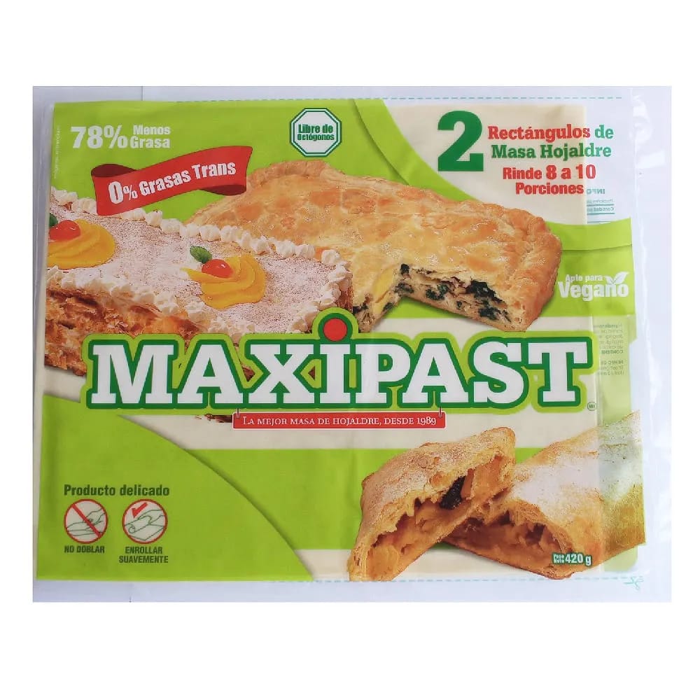 MAXIPAST Masa Hojaldre Bolsa 420g