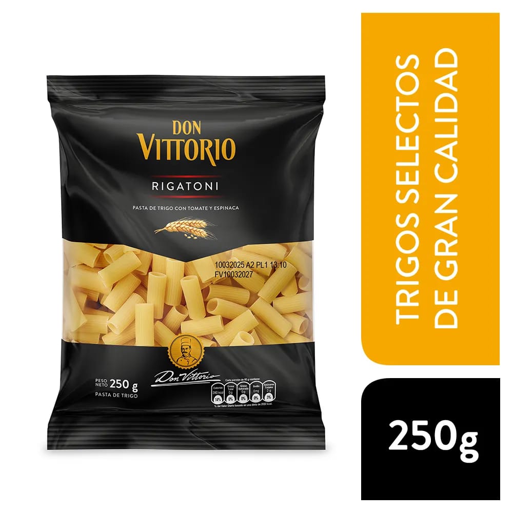 Fideos Rigatoni DON VITTORIO Bolsa 250g