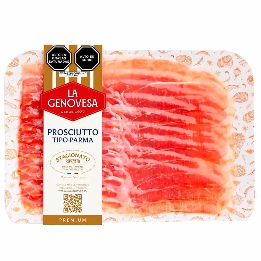 Prosciutto Parma LA GENOVESA Paquete 100g