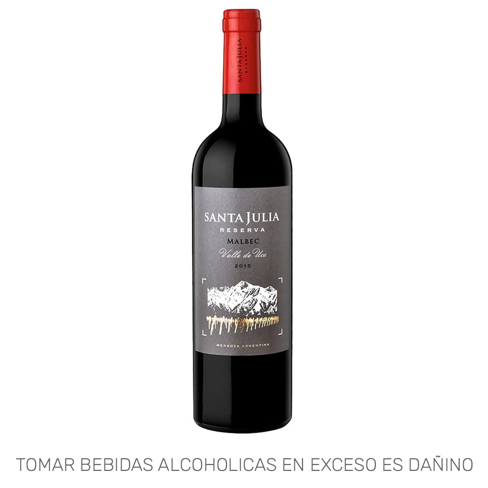 Vino Tinto SANTA JULIA Malbec Reserva Botella 750ml