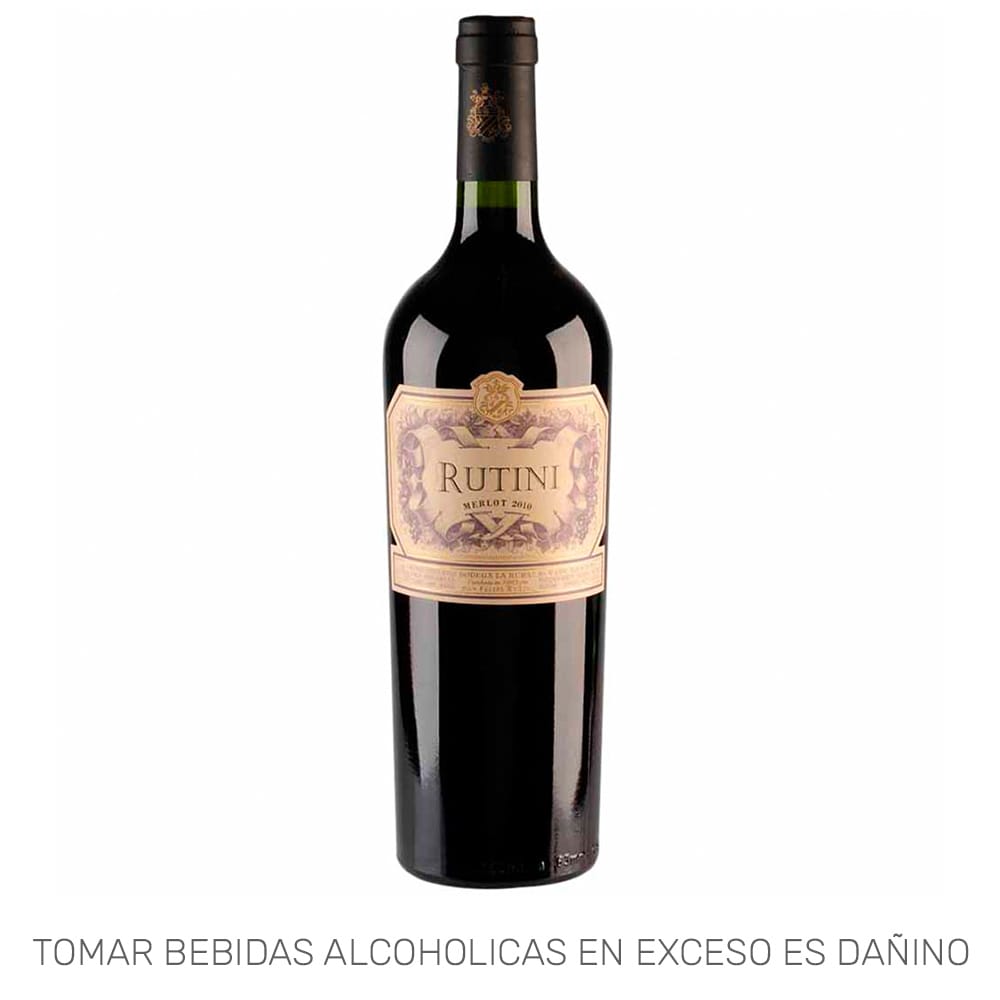 Vino RUTINI Merlot Botella 750ml