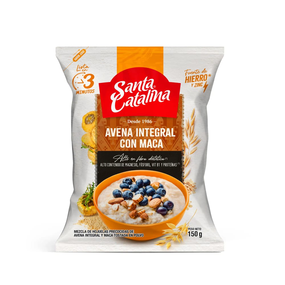 Avena SANTA CATALINA Maca y Avena Bolsa 150g