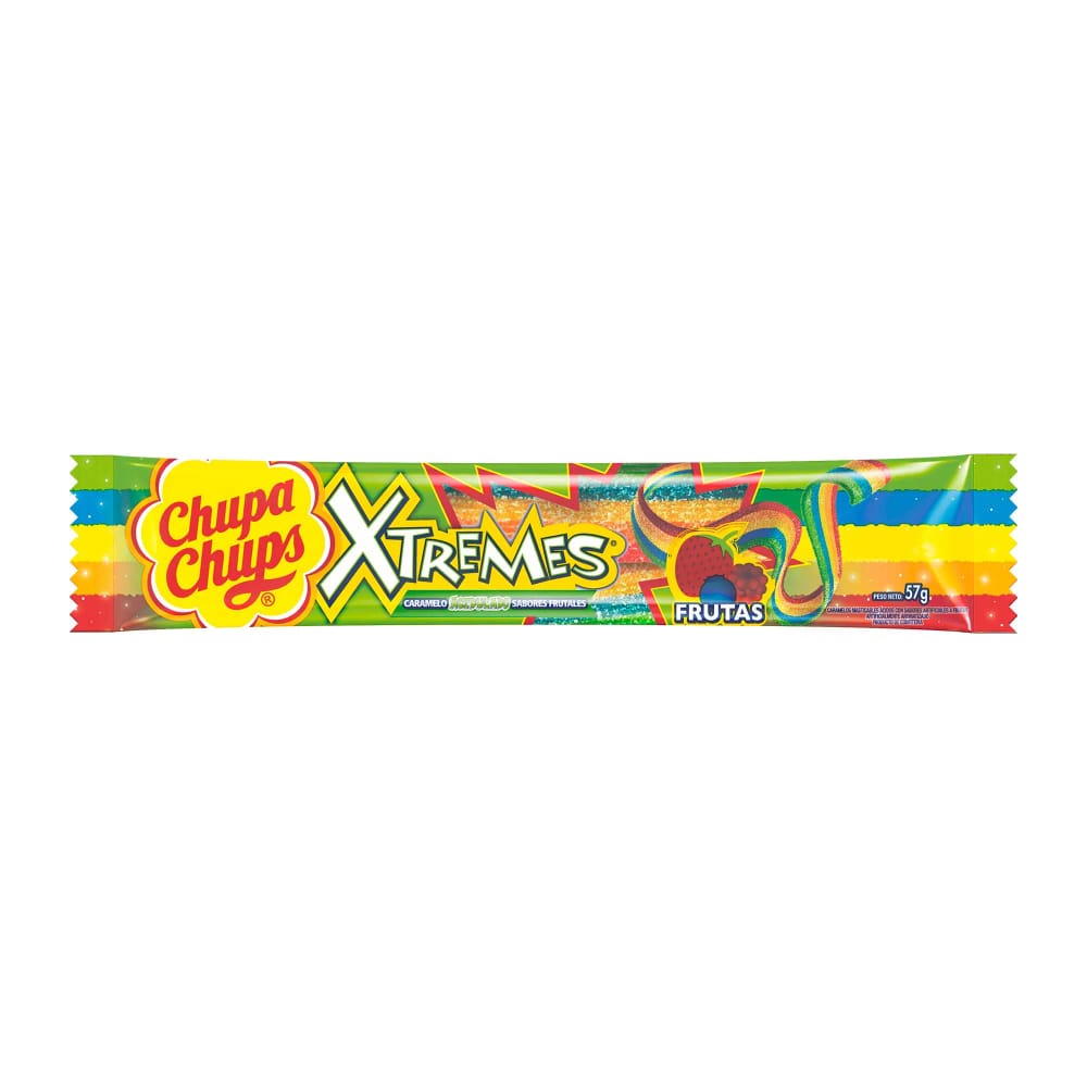 Caramelos Masticable Ácido CHUPA CHUPS Xtremes Belts Bolsa 57g