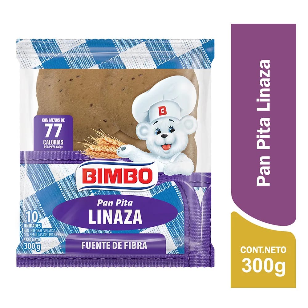 Pan Pita Linaza BIMBO Bolsa 300g