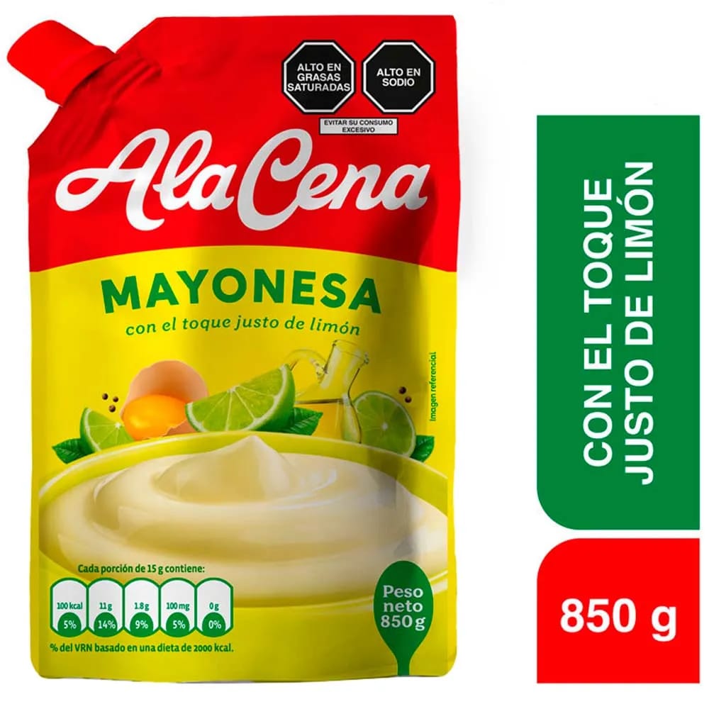 Mayonesa ALACENA Doypack 850g