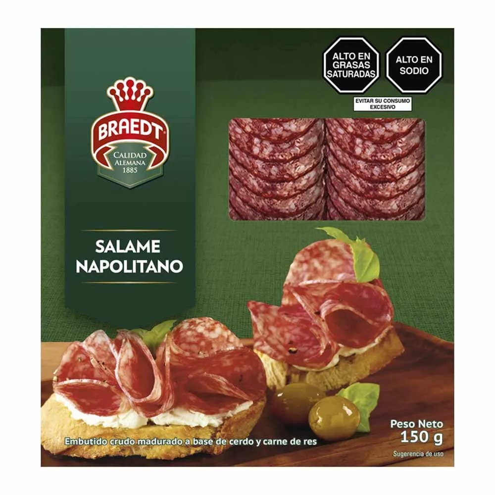 Salame Napolitano BRAEDT Paquete 150g