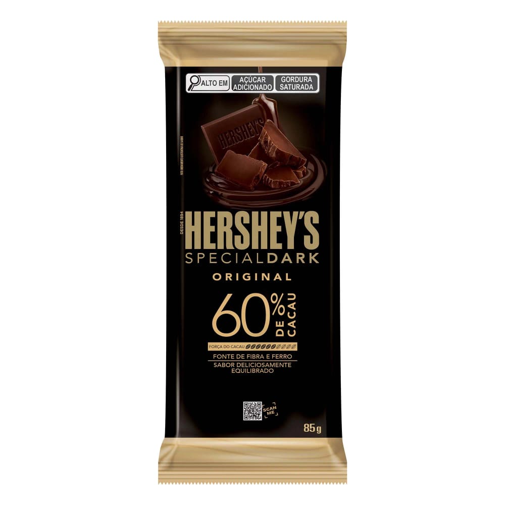 Chocolate Amargo HERSHEY'S Bolsa 85g