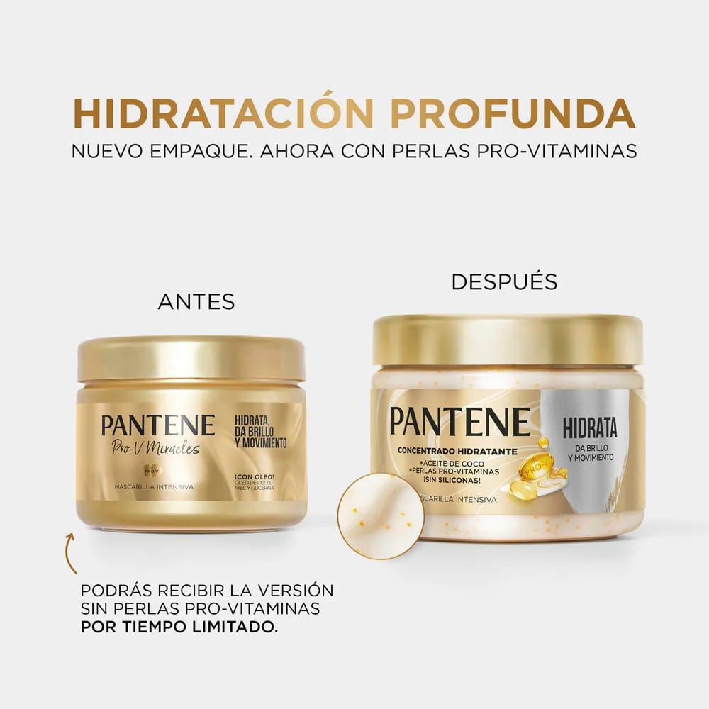 Mascarilla Tratamiento Capilar PANTENE Pro-V Miracles Pote 300ml
