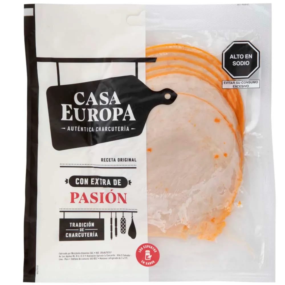 Jamón de País CASA EUROPA Empaque 150g