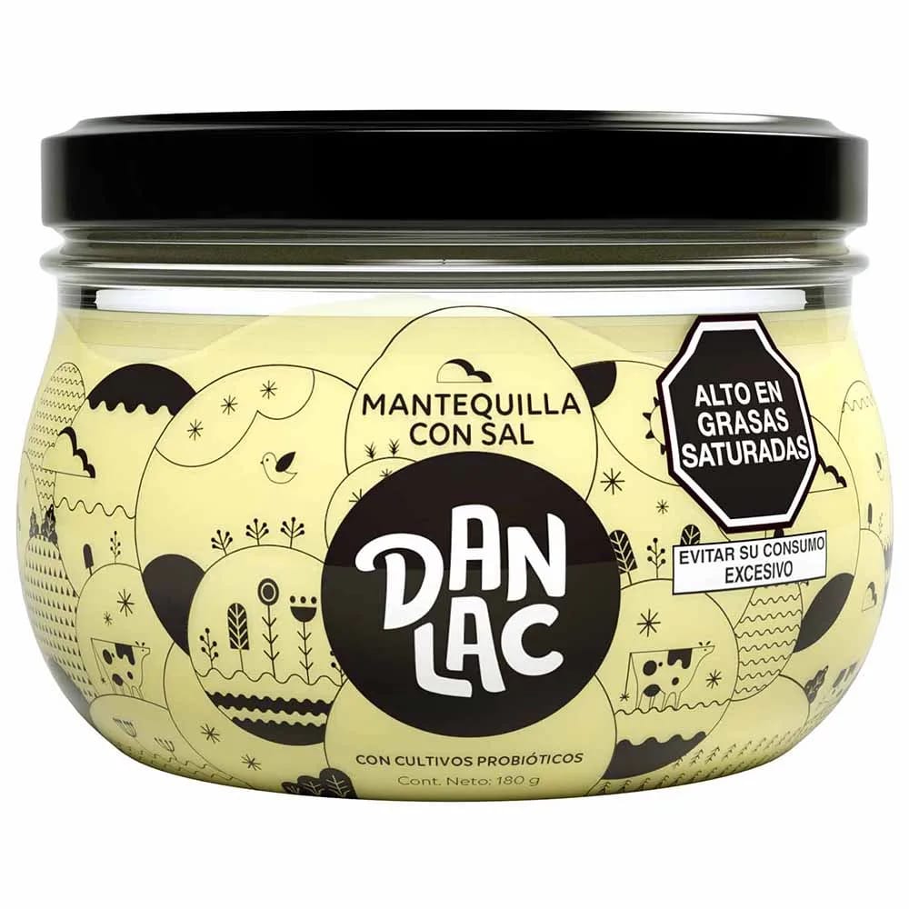 Mantequilla con Sal DANLAC Frasco 180g