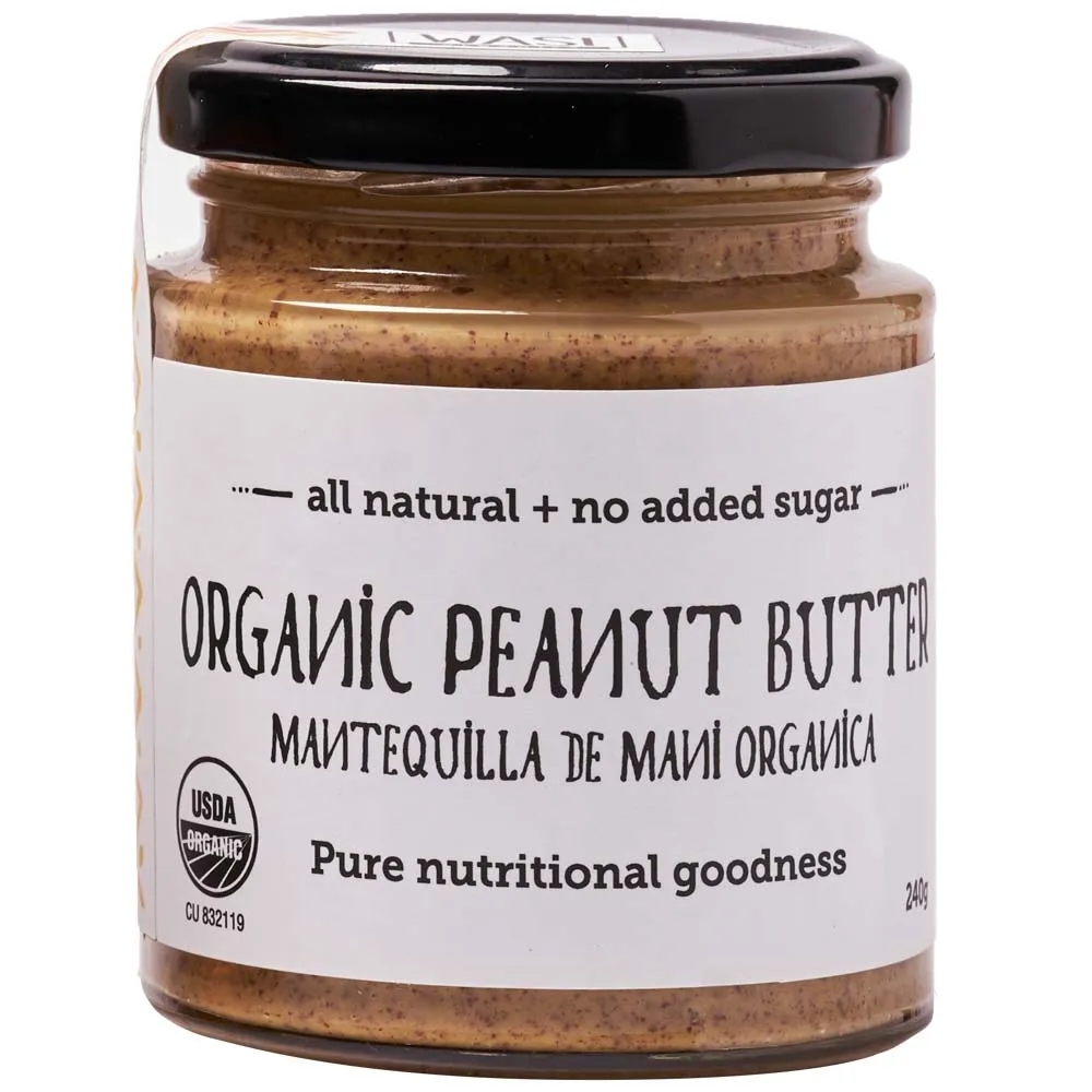 Mantequilla de Maní Orgánica WASI Frasco 240g
