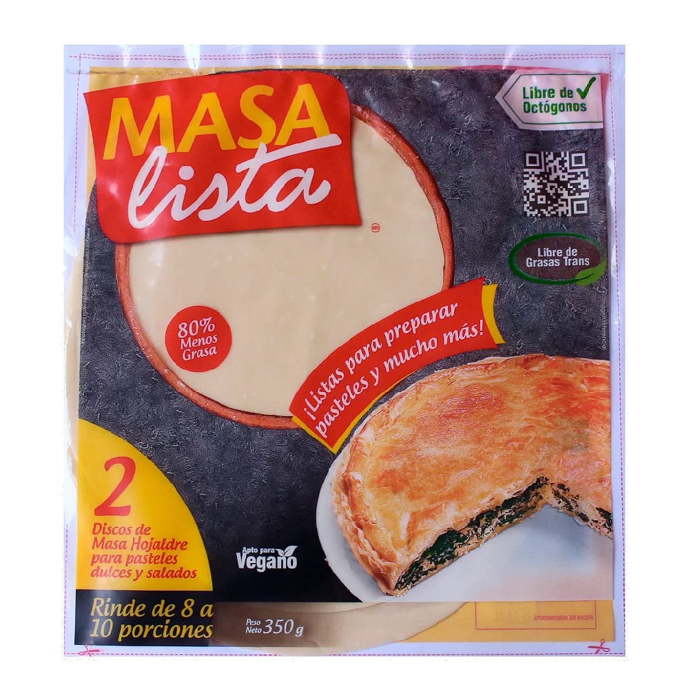 MASALISTA Masa de Hojaldre Bolsa 350g