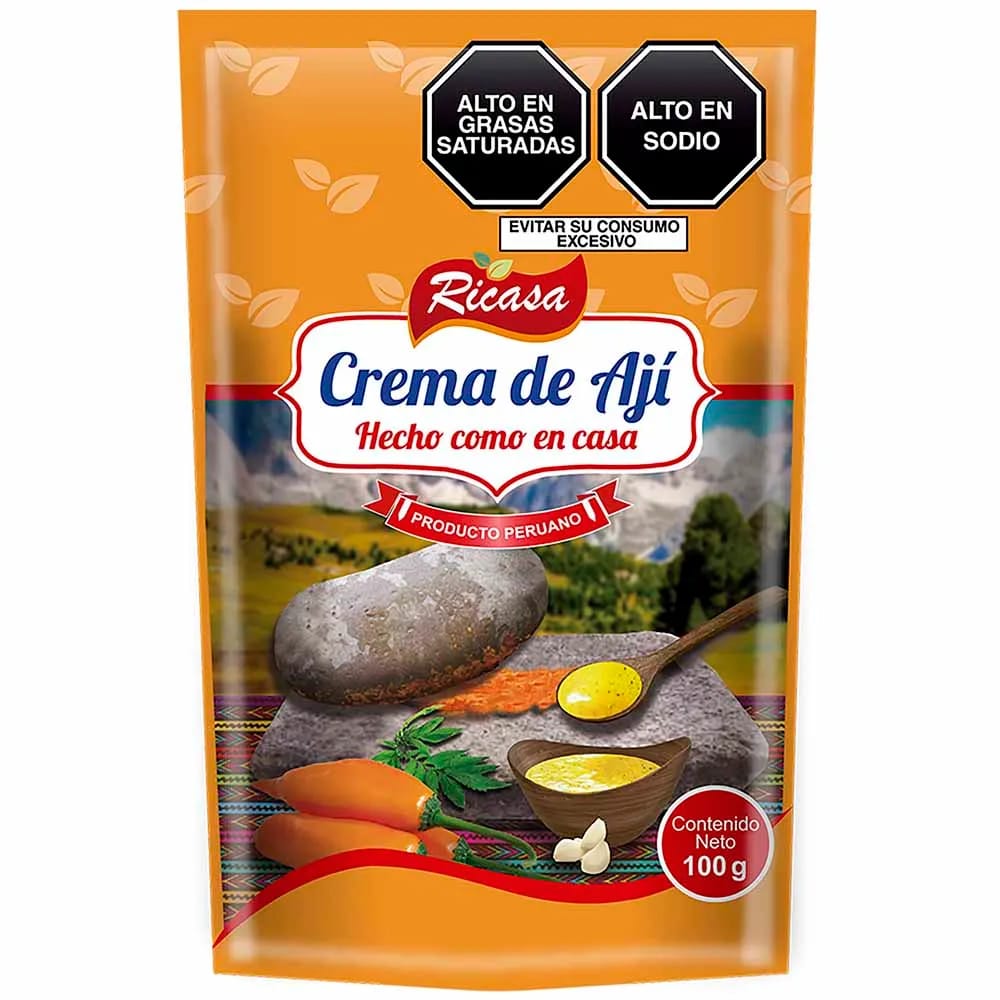 Crema de Ají RICASA Doypack 100g