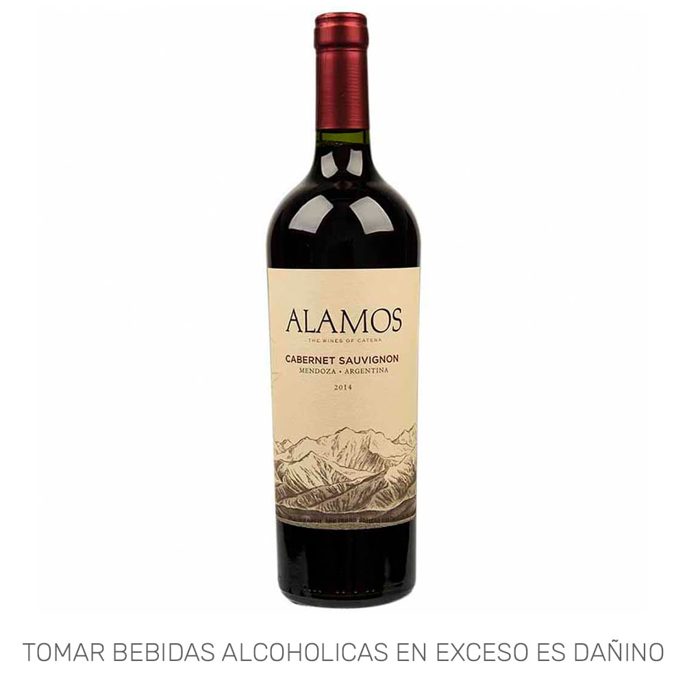 Vino ÁLAMOS Cabernet Sauvignon Botella 750ml