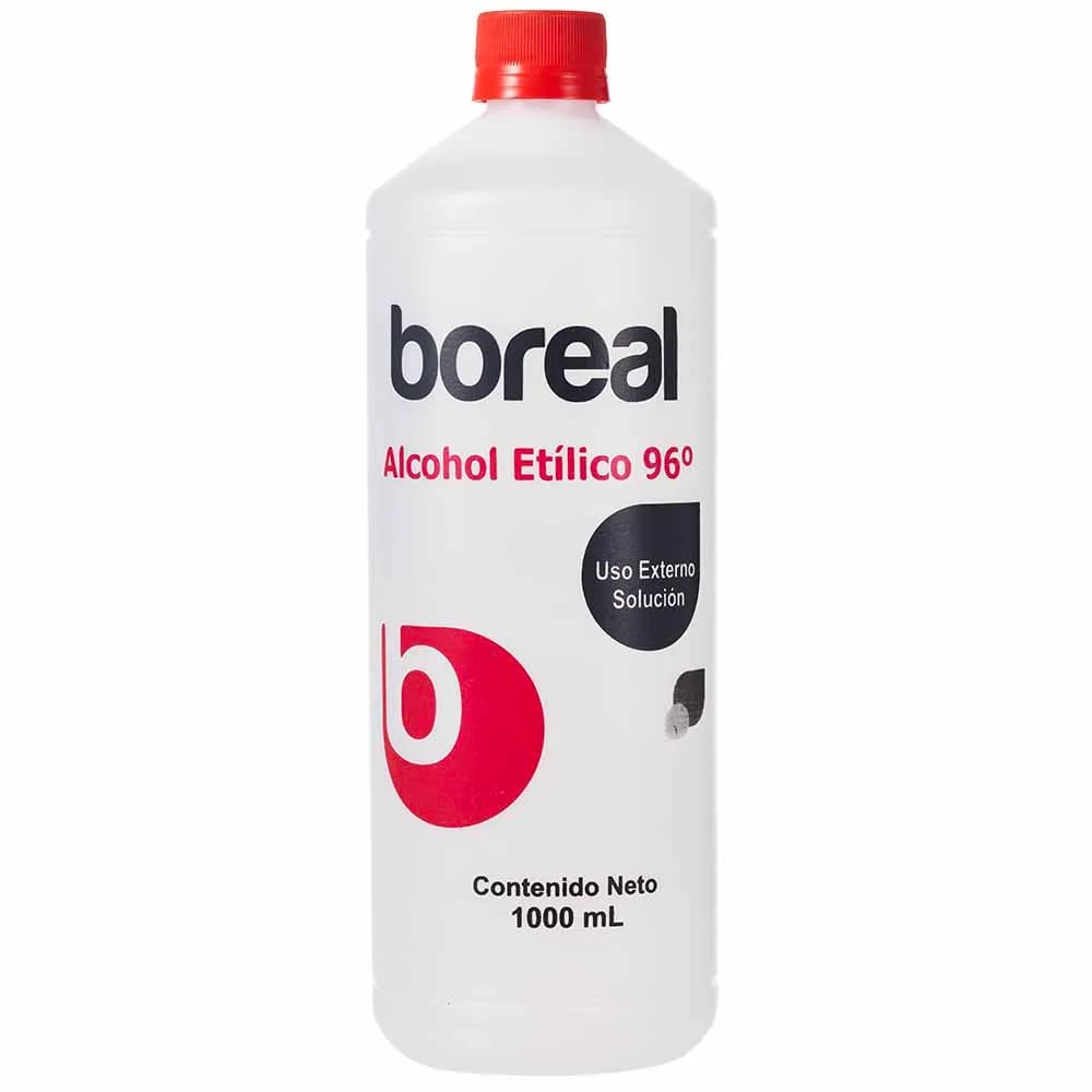 Alcohol Etílico BOREAL 96° Frasco 1L