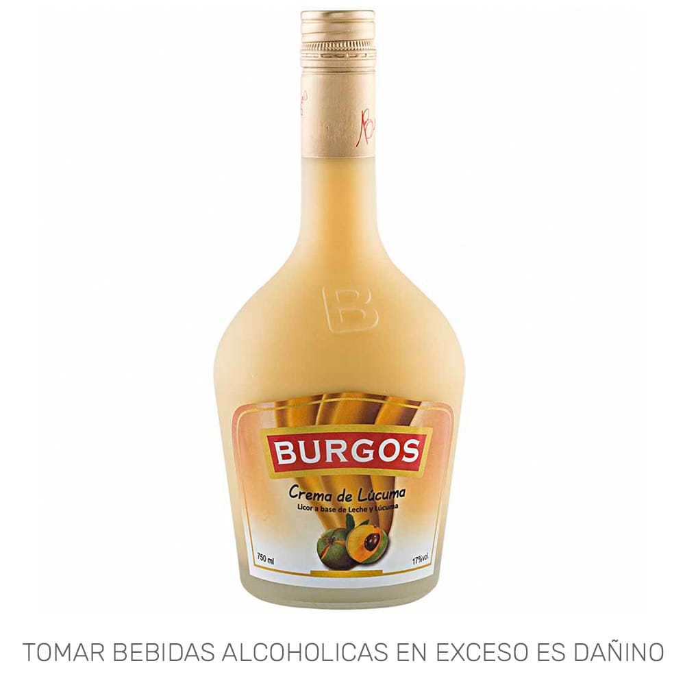 Licor de Crema BURGOS de Lúcuma Botella 750ml