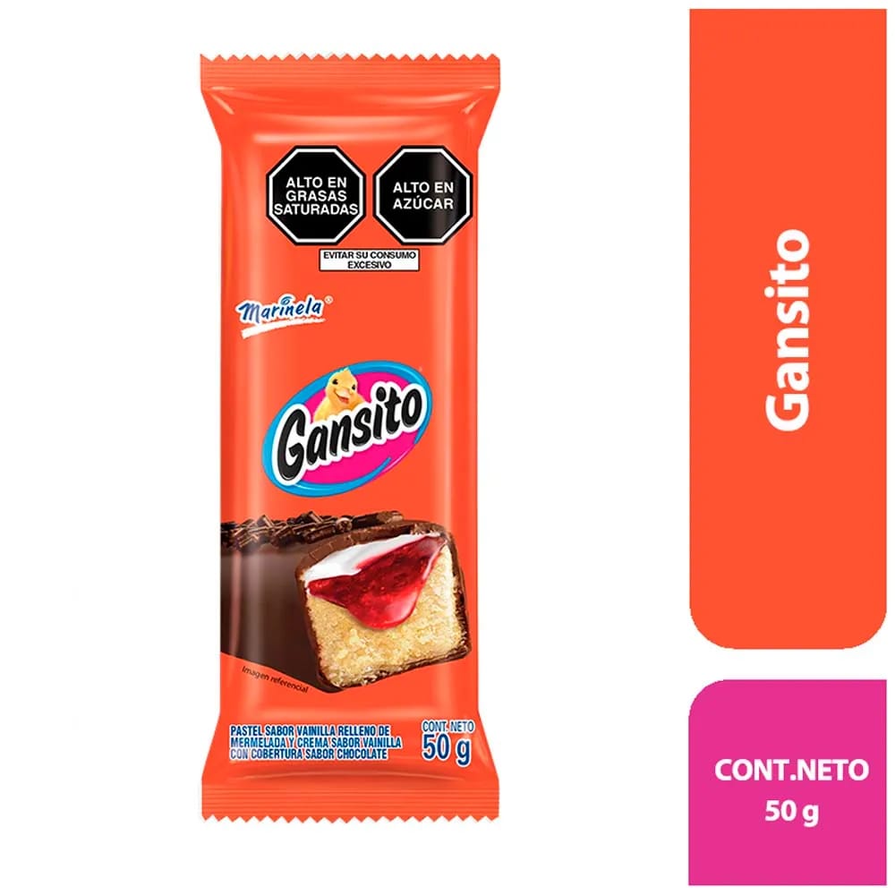 Pastelito Gansito MARINELA Bolsa 50g