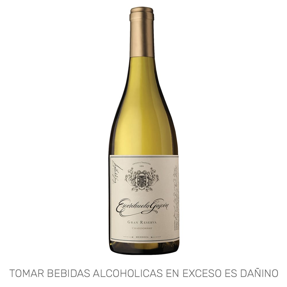 Vino Blanco ESCORIHUELA GASCON Chardonnay Botella 750ml