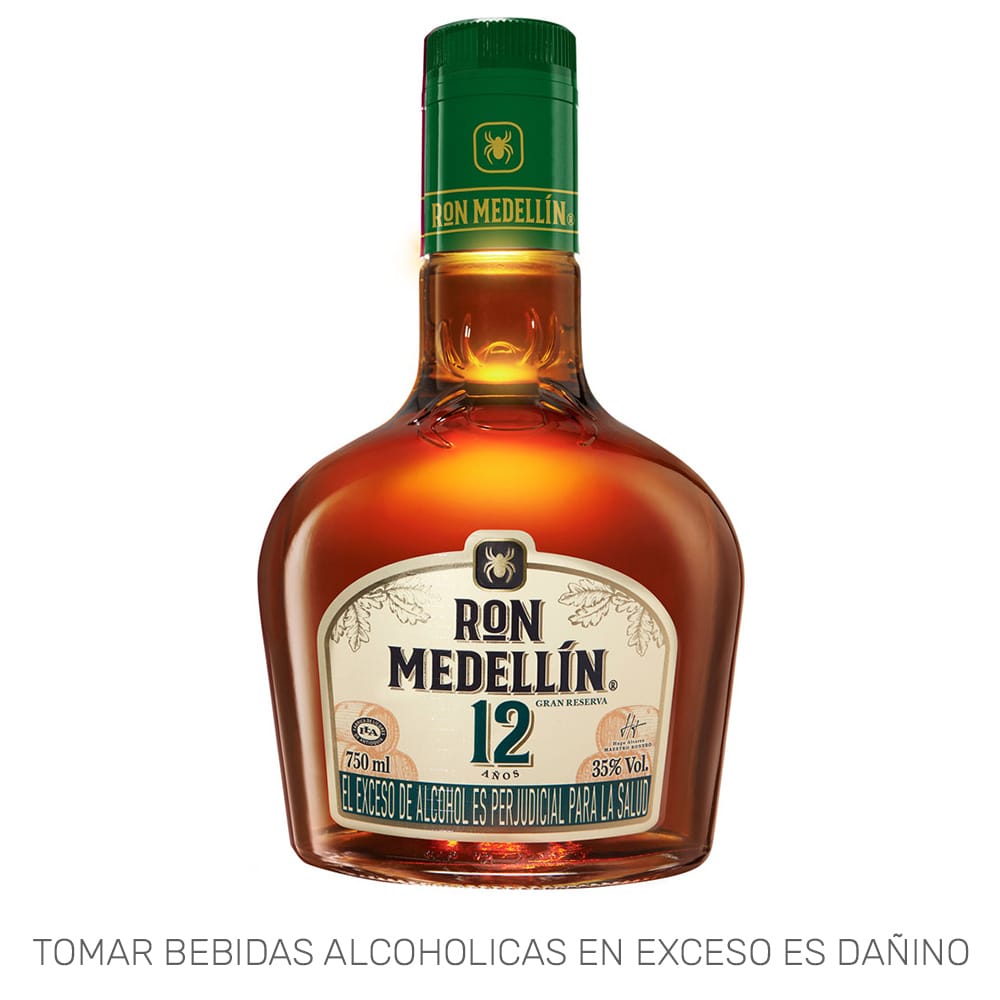 Ron MEDELLÍN 12 años Botella 750ml