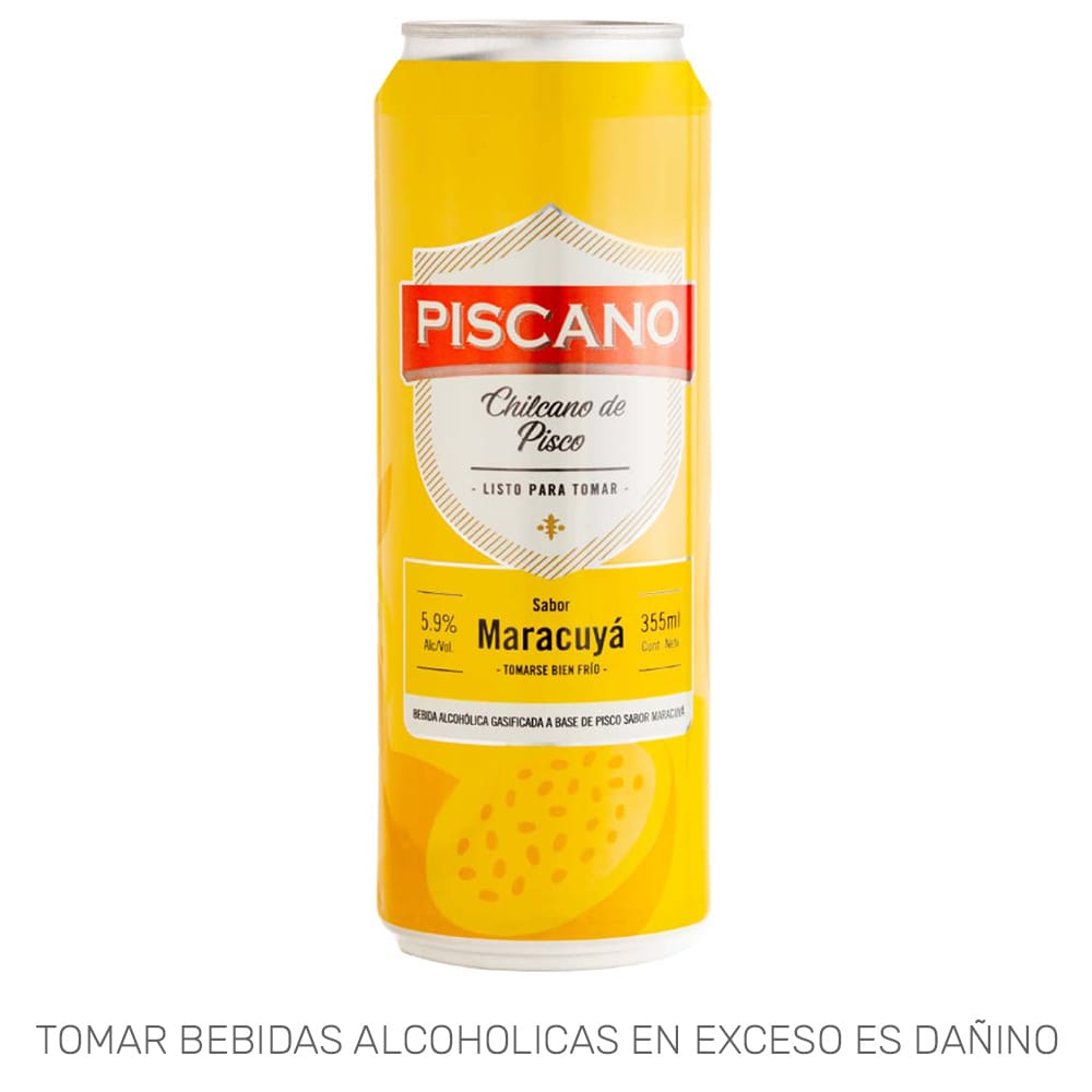Ready To Drink (RTD) PISCANO Chilcano Maracuyá Lata 275ml