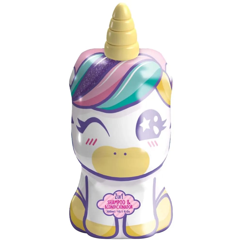 Shampoo & Acondicionador GELATTI Unicornio Frasco 300ml