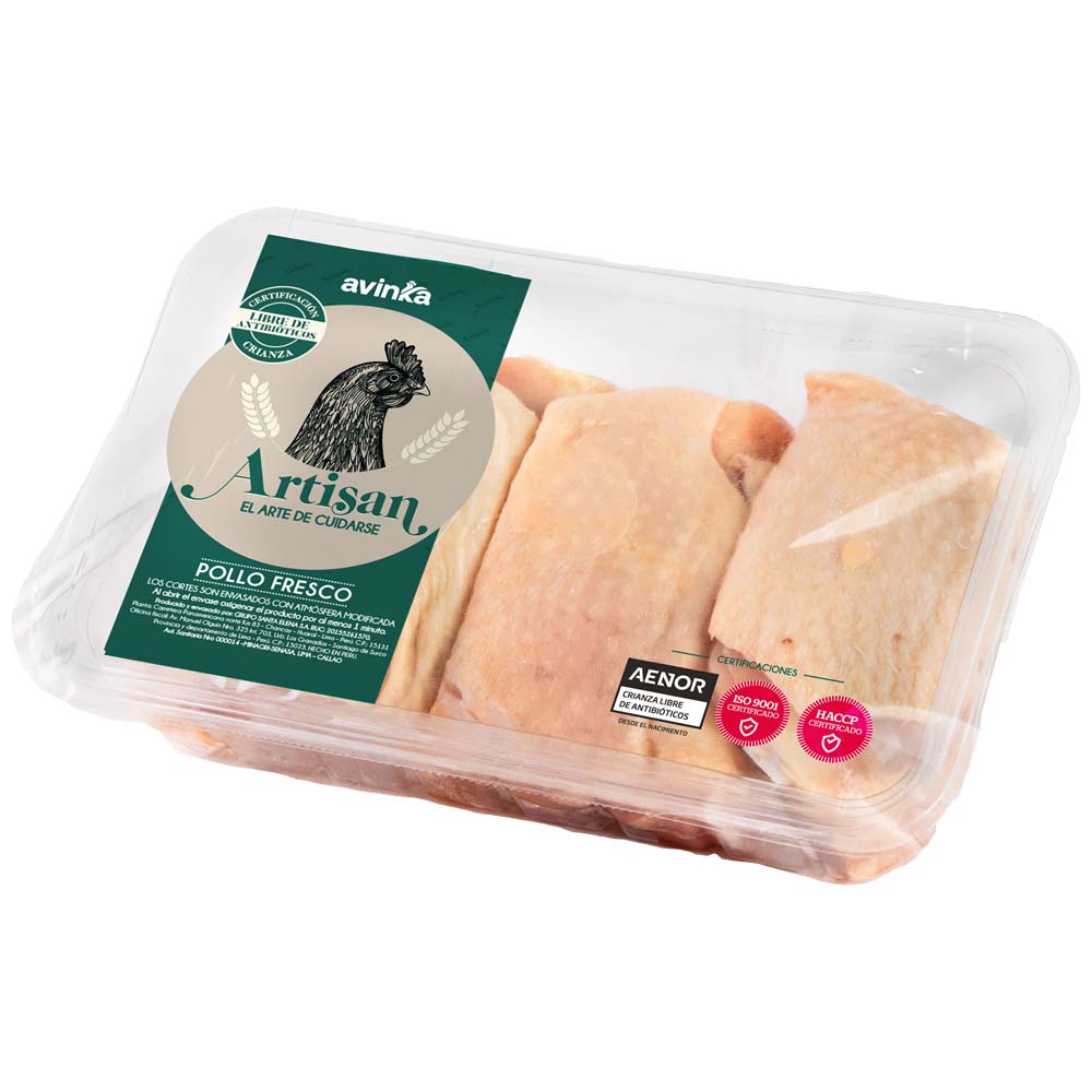 Filete de Pierna de Pollo con Piel ARTISAN x kg