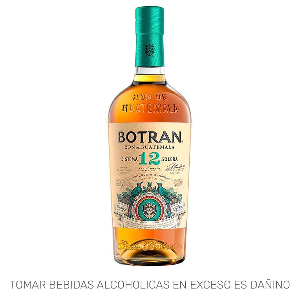 Ron BOTRAN Añejo 12 Solera Botella 750ml