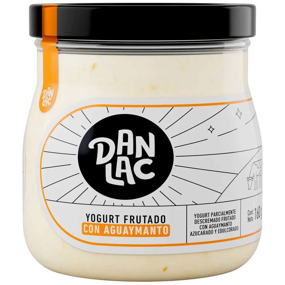 Yogurt Frutado DANLAC Aguaymanto Frasco 160g