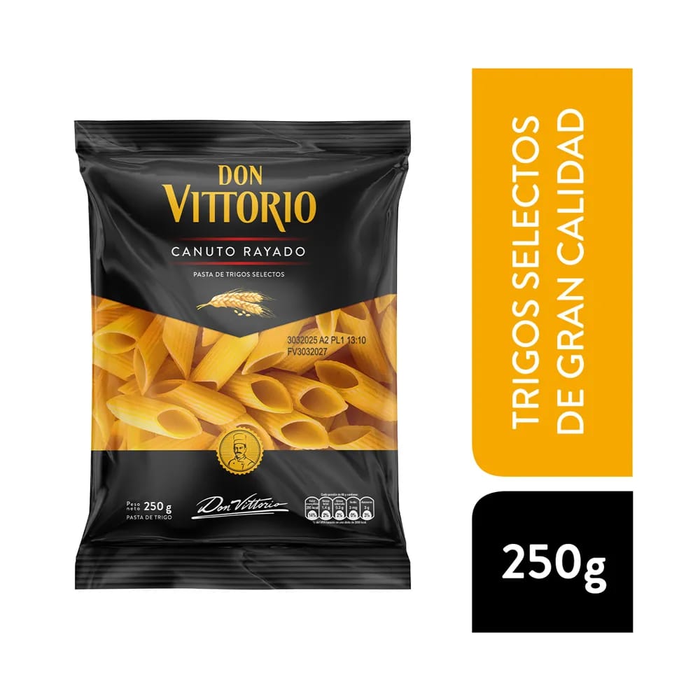 Fideos Canuto Rayado DON VITTORIO Bolsa 250g