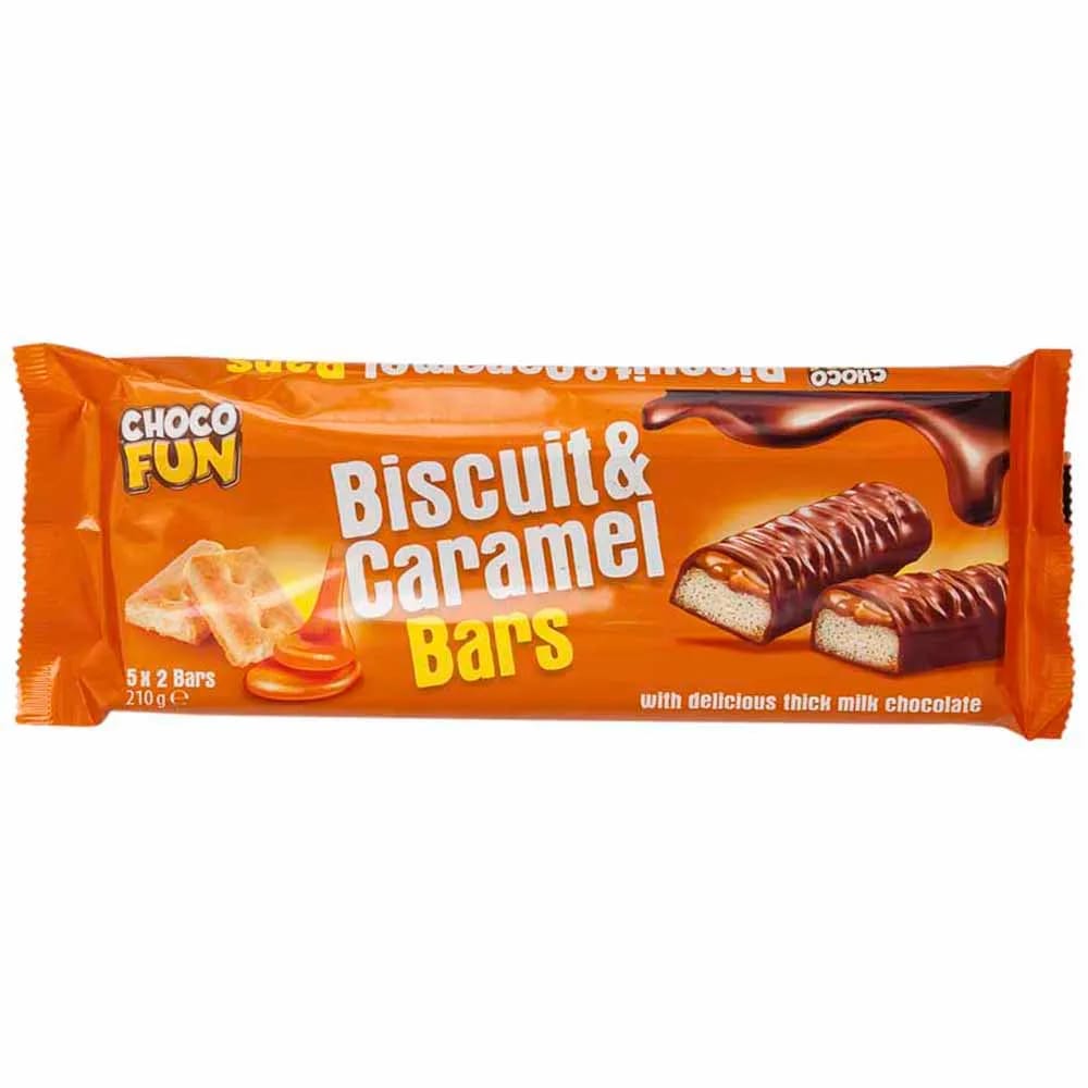 Chocolate CHOCOFUN Galleta y Caramelo Bolsa 210g