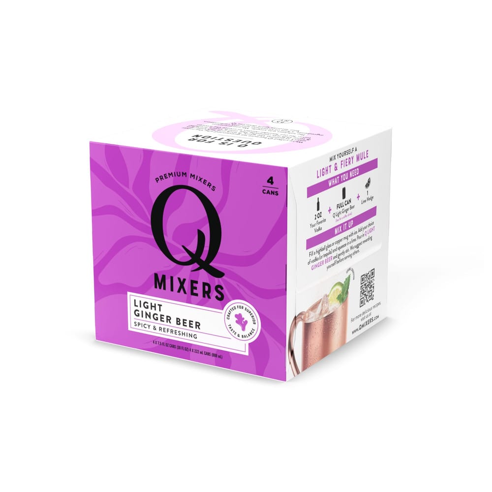 Ginger Beer QMIXERS Lata 888ml Paquete 4un