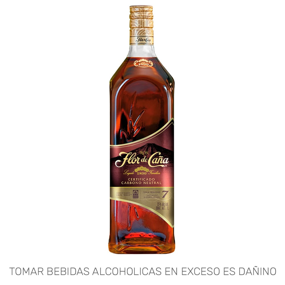 Ron FLOR DE CAÑA 7 Años Botella 1L