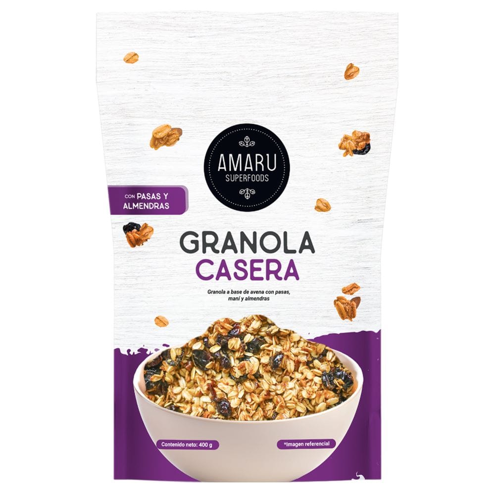 Granola Casera AMARU Doypack 400g