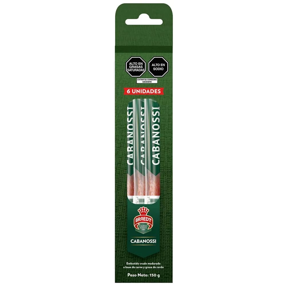 Multipack Cabanossi BRAEDT Paquete 150g