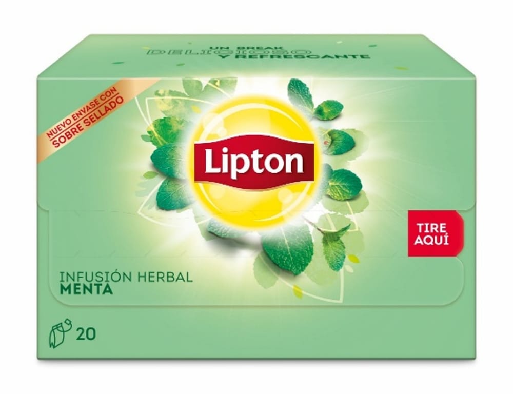 Infusiones de Menta LIPTON Caja 20un