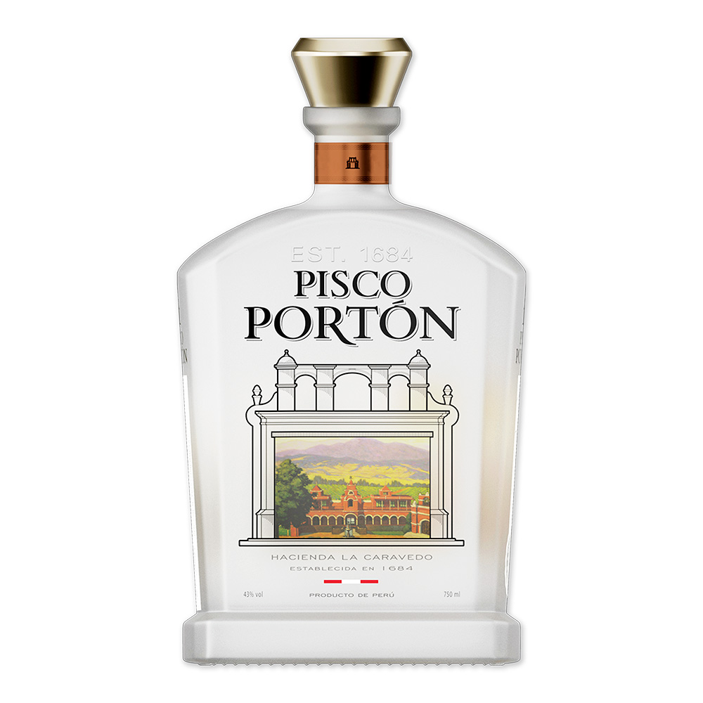 Pisco PORTON Mosto Verde Mollar Botella 750ml