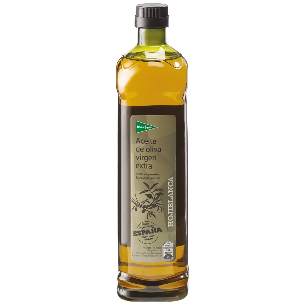 Aceite de Oliva EL CORTE INGLÉS Extra Virgen Botella 1L