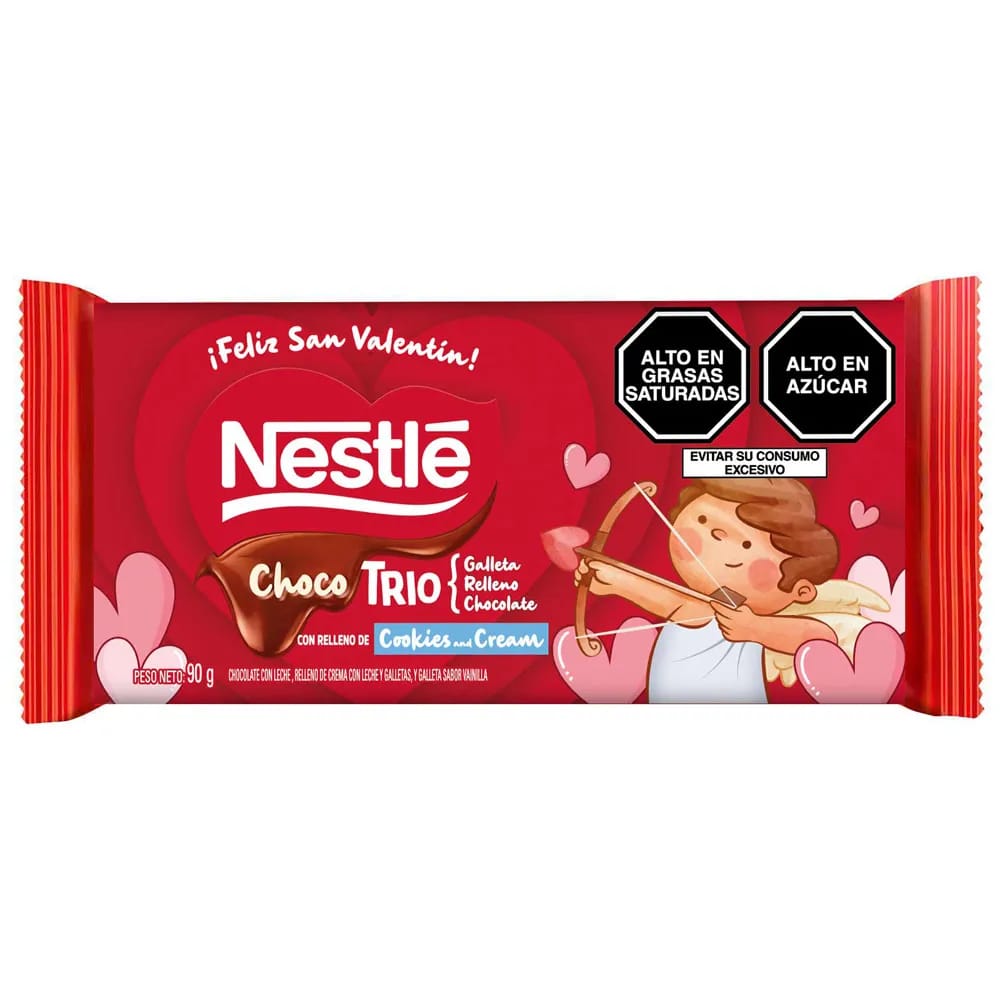Chocotrio NESTLÉ Cookies and Cream Bolsa 90g