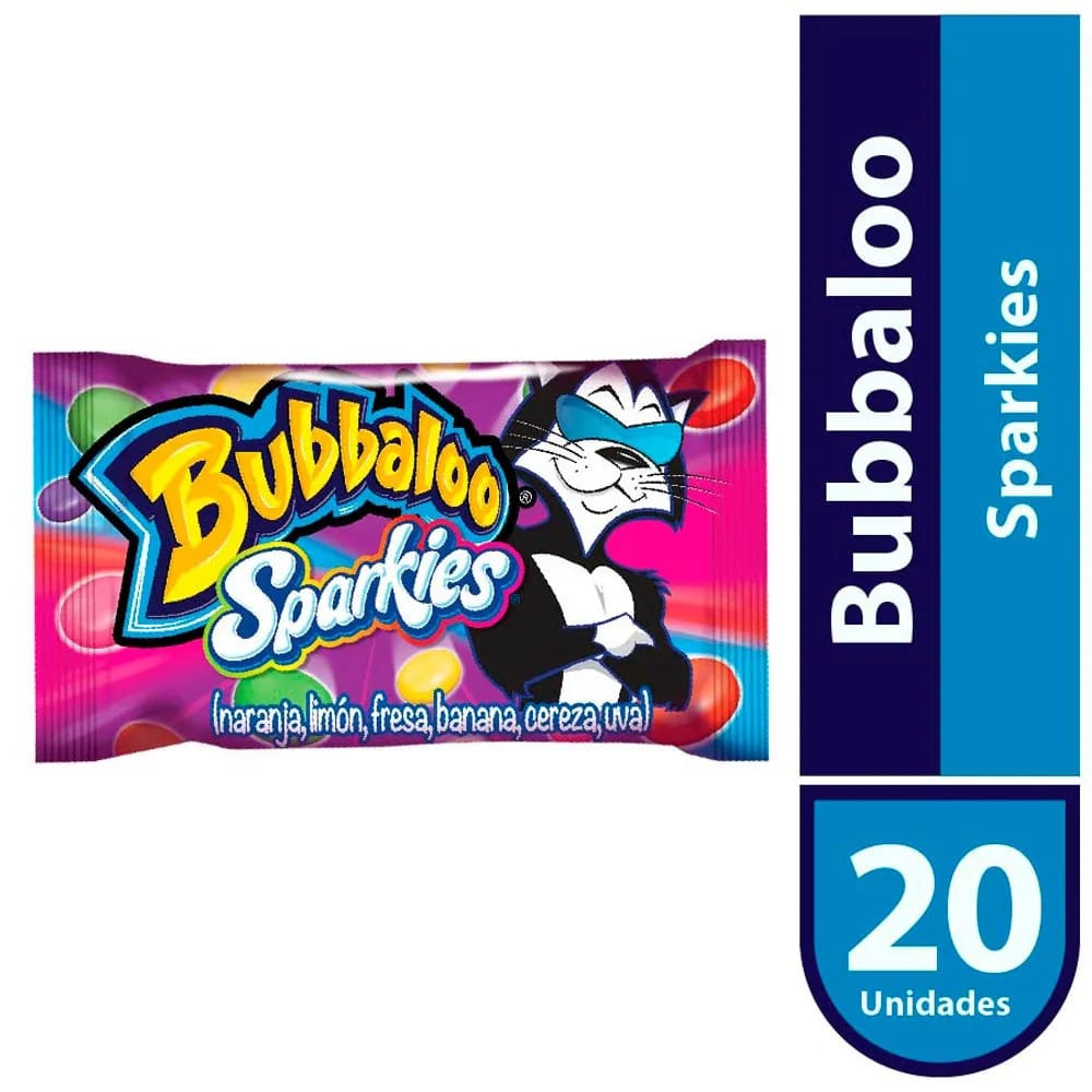 Caramelos BUBBALOO Sparkies Bolsa 25g
