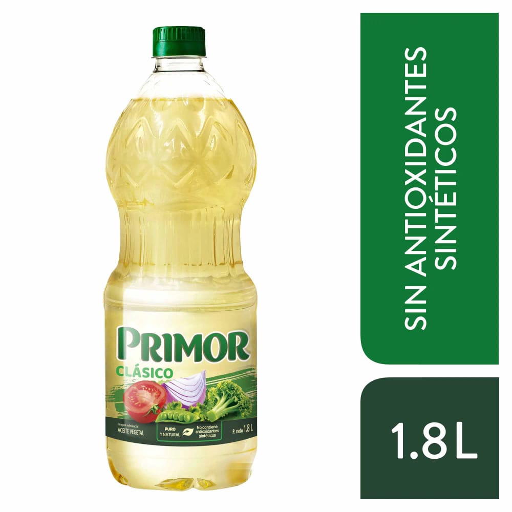 Aceite Vegetal PRIMOR Clásico Botella 1.8L