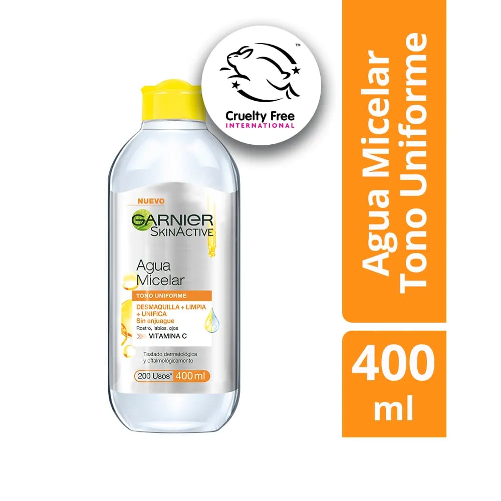 Agua Micelar GARNIER Express Aclara Frasco 400ml